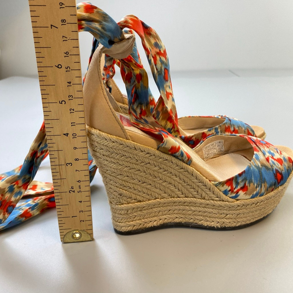 UGG Espadrille Wedge Sandals Women’s 6 Summer Boho Revival Elevated Southwest - Picture 11 of 13
